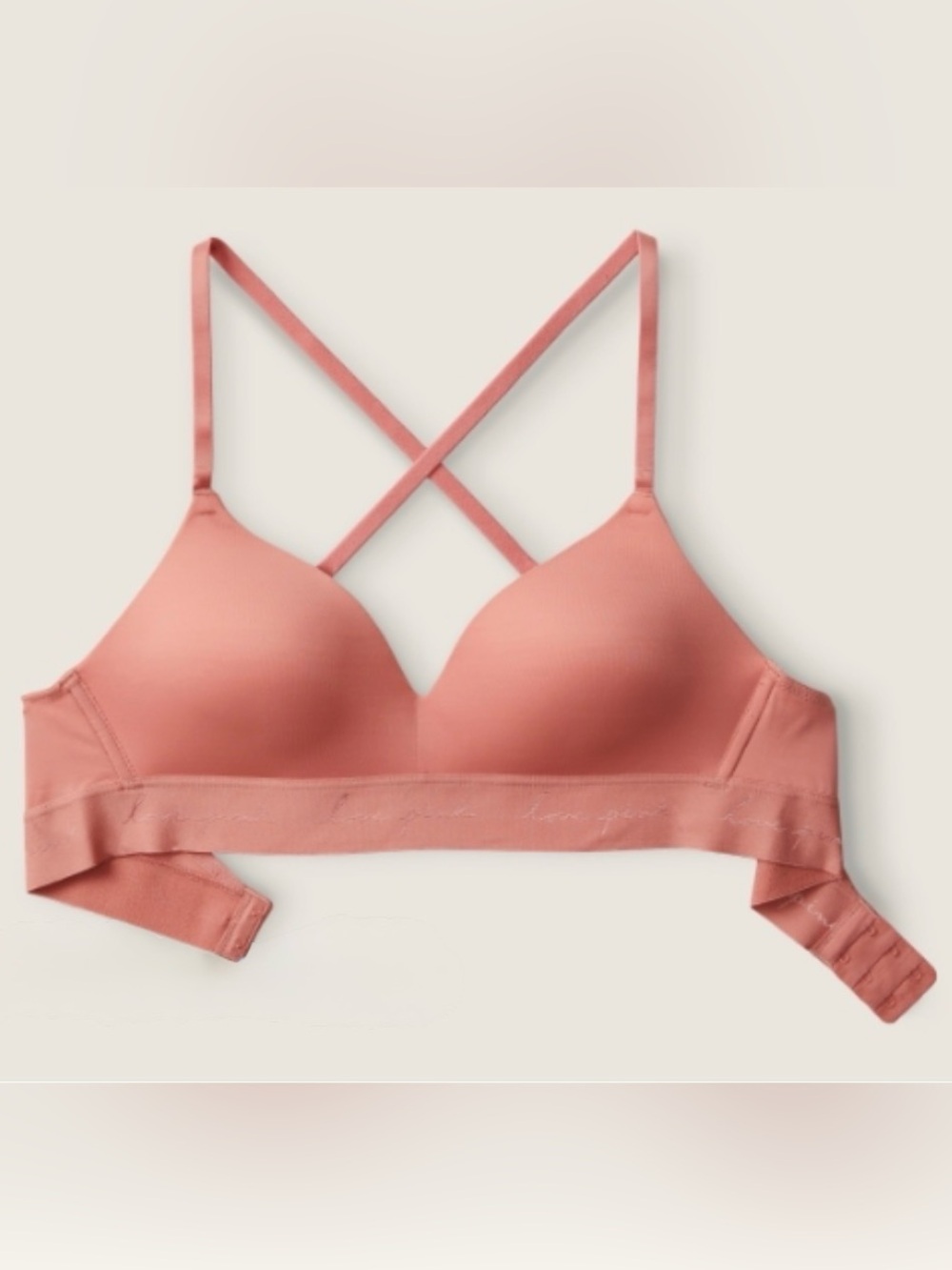PINK Victoria’s Secret Smooth Wear Everywhere Wireless Lightly Lined Bra